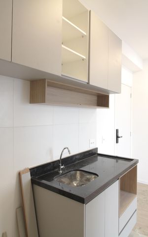Apartamento para alugar com 39m², 2 quartos e sem vaga Apartamento para alugar com 39m², 2 quartos e sem vagaCozinha e Área de Serviço