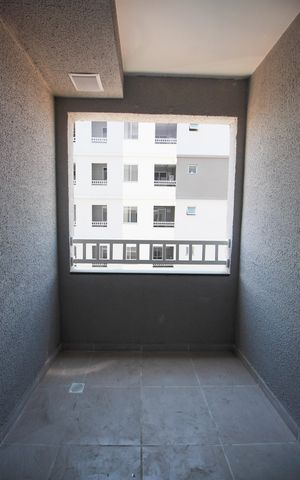 Apartamento para alugar com 36m², 2 quartos e sem vagaVaranda da Sala/Cozinha