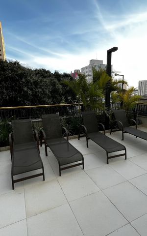 Apartamento à venda com 40m², 1 quarto e 1 vaga Apartamento à venda com 40m², 1 quarto e 1 vagaÁrea comum - Piscina