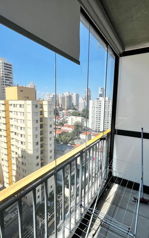 Apartamento à venda com 40m², 1 quarto e 1 vaga Apartamento à venda com 40m², 1 quarto e 1 vagaVaranda da Sala