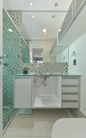 Apartamento para alugar com 70m², 2 quartos e 1 vagaBanheiro da Suíte