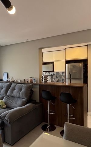 Apartamento à venda com 59m², 2 quartos e 1 vaga Apartamento à venda com 59m², 2 quartos e 1 vagaSala