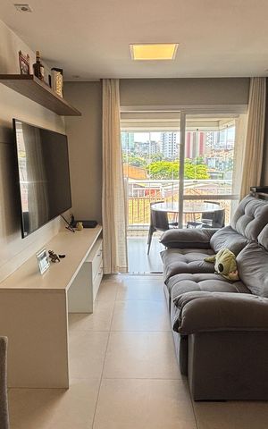 Apartamento à venda com 59m², 2 quartos e 1 vaga Apartamento à venda com 59m², 2 quartos e 1 vagaSala