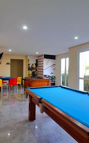 Apartamento à venda com 50m², 2 quartos e 1 vagaÁrea comum - Espaço de jogos