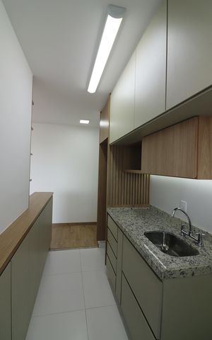 Apartamento à venda com 55m², 1 quarto e 1 vagaCozinha 