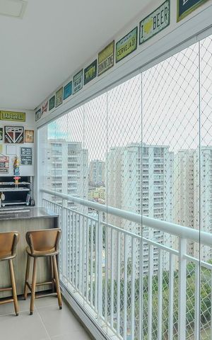 Apartamento à venda com 125m², 3 quartos e 3 vagasVaranda gourmet