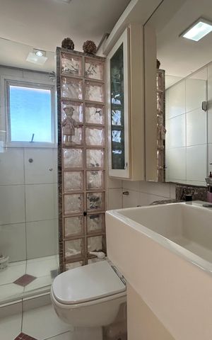 Apartamento para alugar com 170m², 3 quartos e 2 vagasBanheiro da Suíte