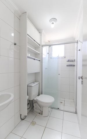 Apartamento à venda com 60m², 2 quartos e 1 vaga Apartamento à venda com 60m², 2 quartos e 1 vagaBanheiro