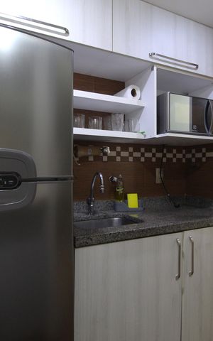 Apartamento para alugar com 37m², 1 quarto e 1 vagaSala/Cozinha