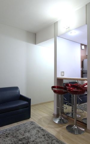 Apartamento para alugar com 37m², 1 quarto e 1 vagaSala/Cozinha
