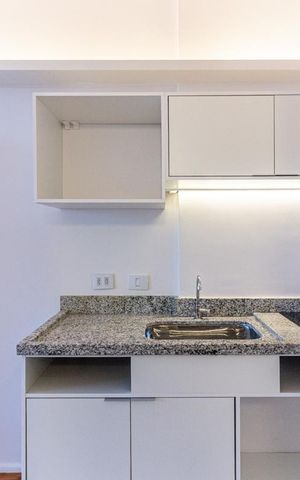 Studio para alugar com 27m², 1 quarto e sem vaga Studio para alugar com 27m², 1 quarto e sem vagaCozinha