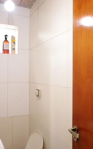Casa à venda com 80m², 2 quartos e 1 vagaBanheiro 2 - Lavabo