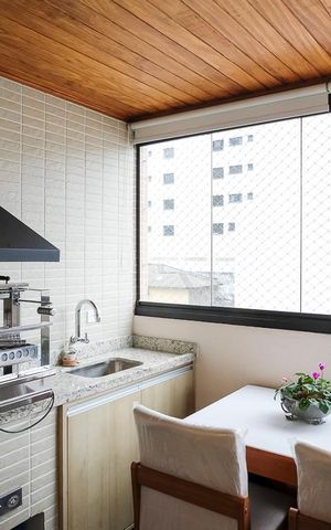 Apartamento à venda com 140m², 4 quartos e 2 vagasVaranda gourmet