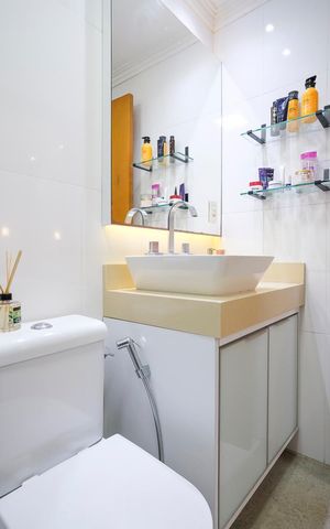 Apartamento à venda com 140m², 4 quartos e 2 vagasBanheiro da suíte 1