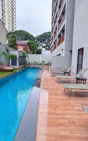 Studio à venda com 28m², 1 quarto e sem vaga Studio à venda com 28m², 1 quarto e sem vagaÁrea comum