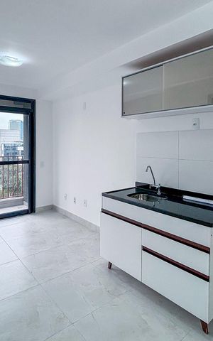 Studio à venda com 28m², 1 quarto e sem vaga Studio à venda com 28m², 1 quarto e sem vagaSala/Cozinha