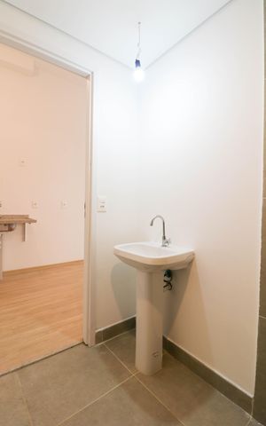 Apartamento à venda com 33m², 1 quarto e sem vaga Apartamento à venda com 33m², 1 quarto e sem vagaBanheiro