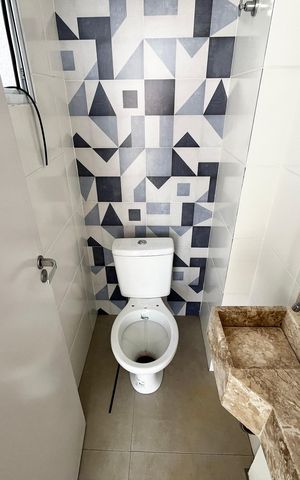 Casa de condomínio para alugar com 150m², 3 quartos e 2 vagas Casa de condomínio para alugar com 150m², 3 quartos e 2 vagasVaranda gourmet Banheiro