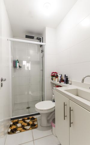 Apartamento para alugar com 38m², 2 quartos e sem vaga Apartamento para alugar com 38m², 2 quartos e sem vagaBanheiro