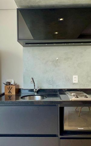 Studio para alugar com 40m², 1 quarto e 1 vaga Studio para alugar com 40m², 1 quarto e 1 vagaCozinha