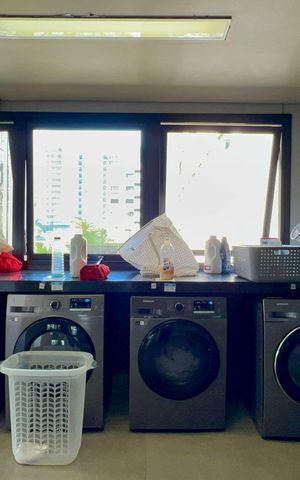 Studio para alugar com 40m², 1 quarto e 1 vaga Studio para alugar com 40m², 1 quarto e 1 vagaLavanderia