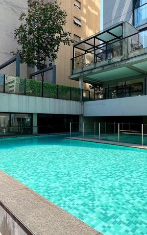 Studio para alugar com 40m², 1 quarto e 1 vaga Studio para alugar com 40m², 1 quarto e 1 vagaPiscina