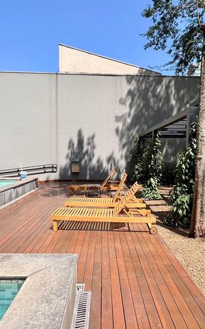Studio para alugar com 40m², 1 quarto e 1 vaga Studio para alugar com 40m², 1 quarto e 1 vagaPiscina