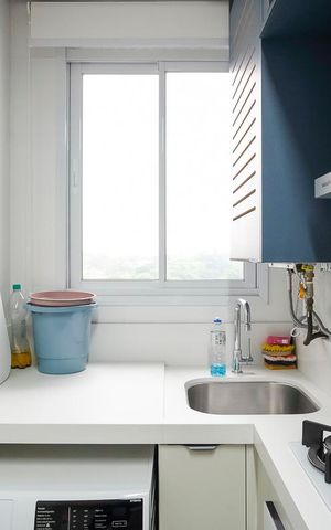 Apartamento à venda com 70m², 2 quartos e 2 vagasCozinha e área de serviço