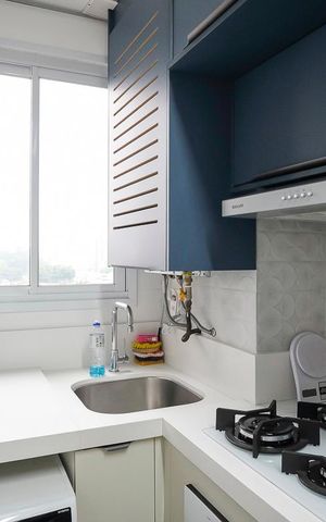 Apartamento à venda com 70m², 2 quartos e 2 vagasCozinha e área de serviço