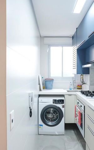 Apartamento à venda com 70m², 2 quartos e 2 vagasCozinha e área de serviço