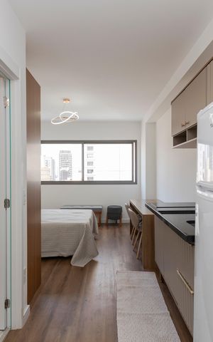 Studio para alugar com 24m², 1 quarto e sem vagaStudio