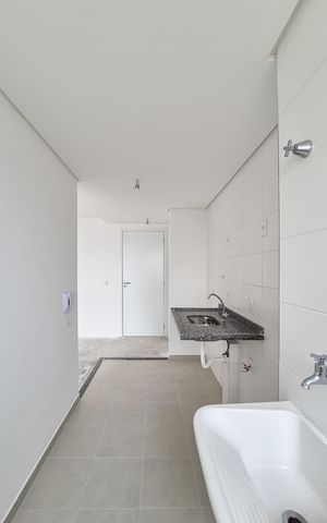 Apartamento à venda com 48m², 2 quartos e 1 vagaCozinha e Área de Serviço