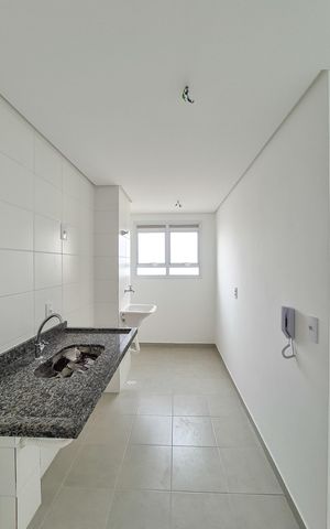 Apartamento à venda com 48m², 2 quartos e 1 vagaCozinha e Área de Serviço