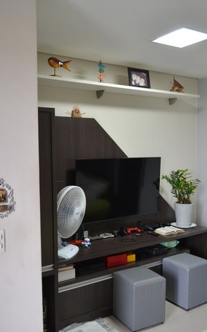 Apartamento à venda com 100m², 3 quartos e 2 vagasSala