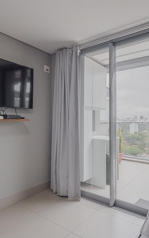 Studio para alugar com 40m², 1 quarto e 1 vagaQuarto