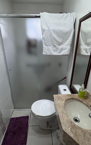Casa para alugar com 150m², 2 quartos e 2 vagas Casa para alugar com 150m², 2 quartos e 2 vagasBanheiro de Serviço