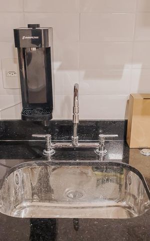 Studio à venda com 33m², 1 quarto e sem vagaCozinha