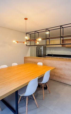 Apartamento para alugar com 29m², 1 quarto e sem vaga Apartamento para alugar com 29m², 1 quarto e sem vagaÁrea comum - Salão de festas