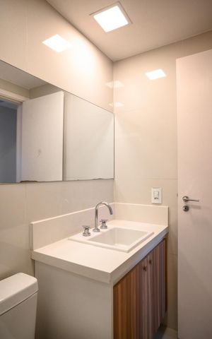 Apartamento à venda com 74m², 2 quartos e 2 vagasBanheiro Quarto 2 - Suite