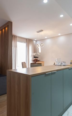 Apartamento para alugar com 50m², 1 quarto e 1 vaga Apartamento para alugar com 50m², 1 quarto e 1 vagaCozinha e Área de Serviço