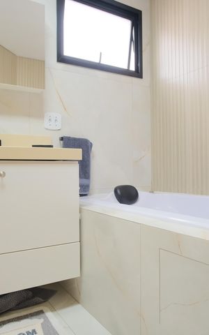 Apartamento à venda com 280m², 4 quartos e 3 vagasBanheiro da Suíte 1