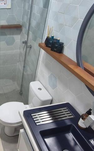 Apartamento à venda com 109m², 2 quartos e 1 vaga Apartamento à venda com 109m², 2 quartos e 1 vagaBanheiro Social