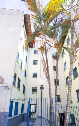 Apartamento à venda com 44m², 2 quartos e 1 vagaFachada do bloco