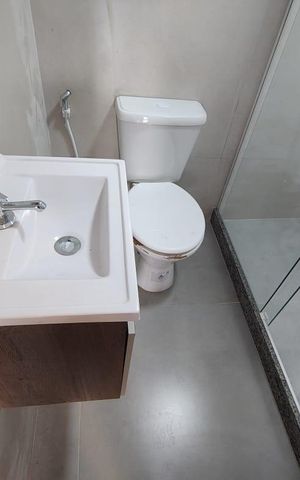 Casa de condomínio para alugar com 45m², 1 quarto e sem vaga Casa de condomínio para alugar com 45m², 1 quarto e sem vagaBanheiro