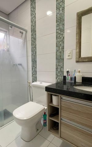 Casa à venda com 165m², 3 quartos e 2 vagas Casa à venda com 165m², 3 quartos e 2 vagasBanheiro do Quarto 3