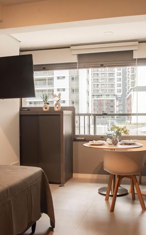 Studio à venda com 27m², 1 quarto e sem vagaStudio