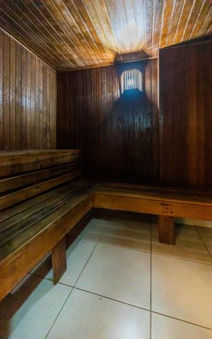 Apartamento à venda com 45m², 1 quarto e 1 vagaSaúna