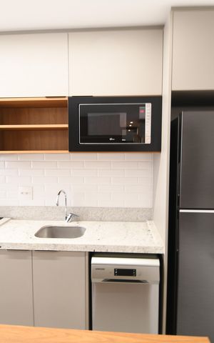 Apartamento à venda com 55m², 1 quarto e 2 vagasCozinha