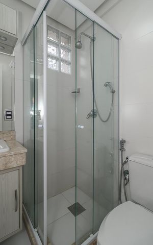 Apartamento à venda com 49m², 1 quarto e 1 vagaBanheiro