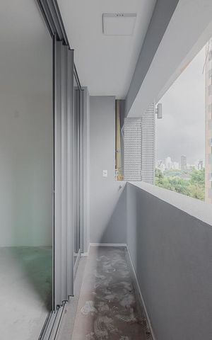 Apartamento à venda com 30m², 1 quarto e sem vagaVaranda